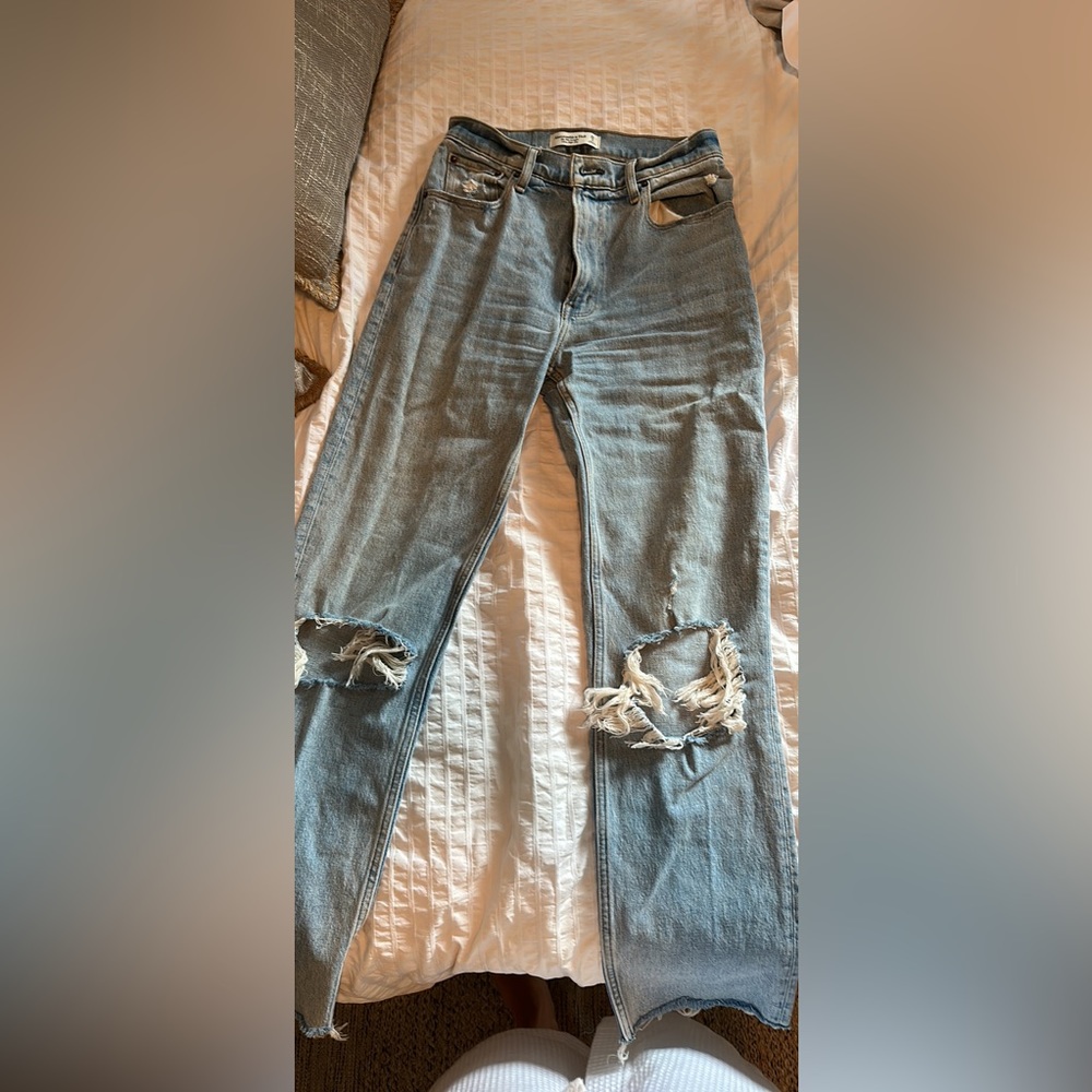 Abercrombie ultra high rise jeans